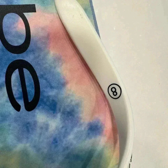 Bebe platform pastel flip flops size 8 - Picture 2 of 6